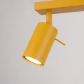 LAMPAMI - żółta lampa sufitowa ruchoma plafon sufitowy żółty, lampa sufitowa do pokoju dziecka, lampa młodzieżowa sufitowa, żółta lampa do pokoju, lampa do przedpokoju RING 4L sollux żółty