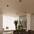 LAMPAMI - mały plafon sufitowy brązowy, lampa sufitowa podwójna, lampa do salonu, lampa do kuchni, lampa do korytarza, tuby sufitowe plafon MODO 2 brązowy sollux
