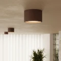 LAMPAMI - mały plafon sufitowy brązowy, lampa sufitowa podwójna, lampa do salonu, lampa do kuchni, lampa do korytarza, tuby sufitowe plafon MODO 2 brązowy sollux
