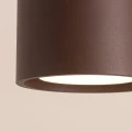 LAMPAMI - mały plafon sufitowy brązowy, lampa sufitowa podwójna, lampa do salonu, lampa do kuchni, lampa do korytarza, tuby sufitowe plafon MODO 2 brązowy sollux