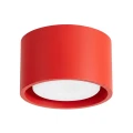 LAMPAMI - czerwona lampa sufitowa, lampa przysufitowa, oświetlenie punktowe, oświetlenie nad kanapą w salonie, oświetlenie do przedpokoju, lampa młodzieżowa sufitowa, lampa sufitowa dla dziecka MODO 1 sollux