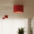 LAMPAMI - czerwona lampa sufitowa, lampa przysufitowa, oświetlenie punktowe, oświetlenie nad kanapą w salonie, oświetlenie do przedpokoju, lampa młodzieżowa sufitowa, lampa sufitowa dla dziecka MODO 1 sollux