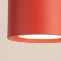 LAMPAMI - czerwona lampa sufitowa, lampa przysufitowa, oświetlenie punktowe, oświetlenie nad kanapą w salonie, oświetlenie do przedpokoju, lampa młodzieżowa sufitowa, lampa sufitowa dla dziecka MODO 1 sollux