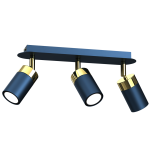 Lampa sufitowa ruchoma potrójna spot 3xGU10 JOKER NAVY BLUE/GOLD