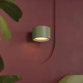 LAMPAMI - kinkiet ścienny nowoczesny, lampa do salonu, nowoczesny kinkiet na klatkę schodową, kinkiet nad łóżko, minimalistyczny kinkiet ścienny, lampa na ścianę MODO 1 zielona oliwka sollux
