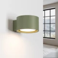 LAMPAMI - kinkiet ścienny nowoczesny, lampa do salonu, nowoczesny kinkiet na klatkę schodową, kinkiet nad łóżko, minimalistyczny kinkiet ścienny, lampa na ścianę MODO 1 zielona oliwka sollux