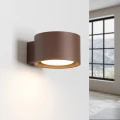 LAMPAMI - kinkiet ścienny nowoczesny brązowy, lampa na ścianę, lampa do przedpokoju, lampa na korytarz, nowoczesna lampa do salonu, brązowy kinkiet ścienny MODO 1 sollux