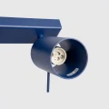LAMPAMI - niebieska lampa sufitowa ruchoma, oświetlenie w kuchni sufitowe, oświetlenie na przedpokój, oświetlenie korytarza w domu, lampa sufitowa niebieska, lampa do pokoju młodzieżowego  RING 2 sollux