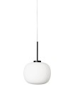 Pojedyncza lampa wisząca kula biała 150 cm 1xE27 JUKON