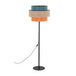 Lampa podłogowa do salonu, sypialni kolorowa boho 1xE27 TRIO JUTA