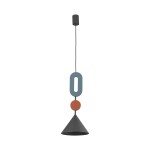 Długa lampa wisząca ozdobna kolorowa 170 cm 1xGU10 DROPS COLOR F