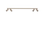 Beżowa lampa sufitowa ruchoma listwa 4xGU10 MONO