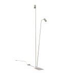 Lampa stojąca beżowa nowoczesna 2xGU10 R50 MONO