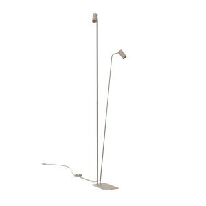 Lampa stojąca beżowa nowoczesna 2xGU10 R50 MONO