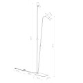 LAMPAMI - lampa stojąca beżowa nowoczesna MONO NOWODVORSKI szkic