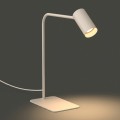 LAMPAMI - beżowa lampa biurkowa, metalowa lampa stojąca do salonu loft, lampka na biurko nowoczesna, lampa do pracy, lampka do nauki MONO NOWODVORSKI