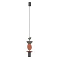 LAMPAMI - długa lampa wisząca ozdobna kolorowa, lampa sufitowa do pokoju młodzieżowego, kolorowa lampa wisząca, lampa dla nastolatków, designerska lampa wisząca DROPS COLOR C NOWODVORSKI