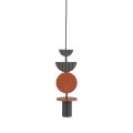 LAMPAMI - długa lampa wisząca ozdobna kolorowa, lampa sufitowa do pokoju młodzieżowego, kolorowa lampa wisząca, lampa dla nastolatków, designerska lampa wisząca DROPS COLOR C NOWODVORSKI