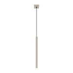 Lampa tuba wisząca beżowa 1xG9 PASTELO 1 taupe