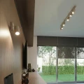 LAMPAMI - beżowa lampa sufitowa ruchoma, plafon sufitowy, lampa regulowana sufitowa, lampa sufitowa na klatkę schodową, lampa sufitowa do pokoju młodzieżowego, lampa do kuchni, lampa na korytarz RING 2 taupe sollux