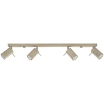 Beżowa lampa sufitowa wielopunktowa ruchoma plafon sufitowy 4xGU10 RING 4L taupe