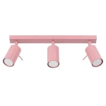 Różowa lampa sufitowa ruchoma plafon sufitowy 3xGU10 RING 3L różowy