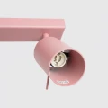 LAMPAMI - różowa lampa sufitowa ruchoma, plafon sufitowy różowy, lampa  tuby sufitowe. lampa do sypialni, lampa sufitowa dla dziewczynki RING 3L różowy sollux