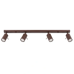Lampa sufitowa wielopunktowa ruchoma plafon sufitowy 4xGU10 RING 4L brązowy
