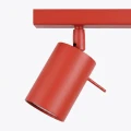 LAMPAMI - czerwona lampa sufitowa ruchoma plafon sufitowy, lampa sufitowa młodzieżowa, lampa sufitowa do pokoju dziecka, lampa na korytarz, lampa sufitowa potrójna Plafon RING 3L czerwony sollux