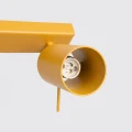 LAMPAMI - żółta lampa sufitowa ruchoma listwa, lampa do pokoju sufitowa, lampa sufitowa do pokoju dziecka, lampa przysufitowa, plafon sufitowy RING 2 żółty sollux
