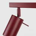 LAMPAMI - lampa sufitowa ruchoma podwójna, plafon sufitowy spot, oświetlenie sufitowe w kuchni, oświetlenie na przedpokoju, oświetlenie salonu sufitowe, plafon sufitowy RING 2 burgund sollux
