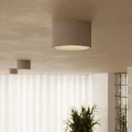 LAMPAMI - beżowa lampa przysufitowa,  plafon sufitowy, nowoczesna lampa do kuchni, oświetlenie na przedpokój, oświetlenie do salonu sufitowe, oświetlenie sufitowe do sypialni, mały plafon sufitowy MODO 3 taupe sollux