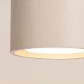 LAMPAMI - beżowa lampa przysufitowa,  plafon sufitowy, nowoczesna lampa do kuchni, oświetlenie na przedpokój, oświetlenie do salonu sufitowe, oświetlenie sufitowe do sypialni, mały plafon sufitowy MODO 3 taupe sollux