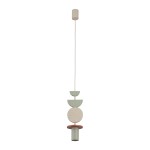 Stylowa lampa wisząca ozdobna szałwiowy 170 cm 1xGU10 DROPS COLOR D