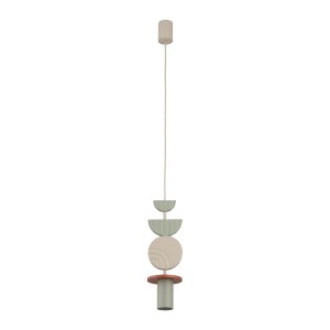 Stylowa lampa wisząca ozdobna szałwiowy 170 cm 1xGU10 DROPS COLOR D