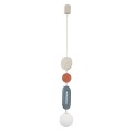 LAMPAMI - długa lampa wisząca ozdobna kolorowa, oświetlenie nad kanapą w salonie, nowoczesna lampa do sypialni, lampa dla nastolatków, designerska lampa wisząca, DROPS COLOR B NOWODVORSKI