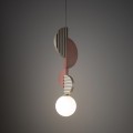 LAMPAMI - długa lampa wisząca, pojedyncza lampa wisząca, stylowa lampa do salonu, lampa sufitowa do pokoju młodzieżowego, lampa dla nastolatków, nowoczesna lampa wisząca DROPS COLOR A NOWODVORSKI