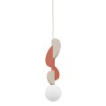 LAMPAMI - długa lampa wisząca, pojedyncza lampa wisząca, stylowa lampa do salonu, lampa sufitowa do pokoju młodzieżowego, lampa dla nastolatków, nowoczesna lampa wisząca DROPS COLOR A NOWODVORSKI