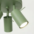 LAMPAMI - nowoczesna lampa do przedpokoju, plafon sufitowy, lampa sufitowa ruchoma, oświetlenie sufitowe do kuchni, oświetlenie na przedpokoju, oświetlenie do salonu sufitowe, lampa zielona sufitowa, lampa przysufitowa RING 3P szałwiowy sollux