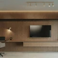 LAMPAMI - beżowa lampa wielopunktowa na listwie, plafon sufitowy, lampa do kuchni, lampa do salonu, lampa na korytarz, lampa przysufitowa do salonu RING 6L taupe sollux