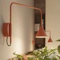 LAMPAMI - kinkiet ścienny z włącznikiem,  lampa ścienna na wysięgniku ruchomym, kinkiet z wyłącznikiem, lampa do czytania książek, oświetlenie nad kanapą w salonie, kinkiet ścienny NOX 1 sollux