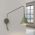 LAMPAMI - kinkiet ścienny z włącznikiem, lampa ścienna z wyłącznikiem, lampa do czytania książek, lampa na korytarz, oświetlenie nad kanapą w salonie, kinkiet ścienny regulowany NOX 1 sollux