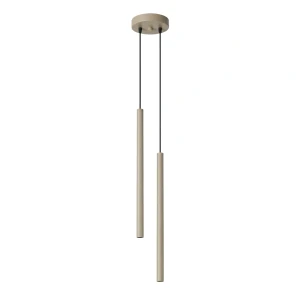 Beżowa lampa sufitowa wisząca tuby sufitowe 2xG9 PASTELO 2 taupe