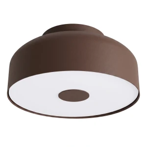 Lampa sufitowa brązowa okrągła 4xE27 plafon sufitowy OMIQ
