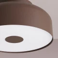 LAMPAMI - lampa sufitowa brązowa okrągła, plafon sufitowy, lampa do kuchni, lampa do pokoju sufitowa, lampa do sypialni, lampa do salonu, nowoczesna lampa do przedpokoju, lampa retro OMIQ brązowy sollux