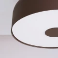 LAMPAMI - lampa sufitowa brązowa okrągła, plafon sufitowy, lampa do kuchni, lampa do pokoju sufitowa, lampa do sypialni, lampa do salonu, nowoczesna lampa do przedpokoju, lampa retro OMIQ brązowy sollux