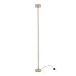 Nowoczesna lampa stojąca do salonu lampa podłogowa beżowa 3000K NOA BEIGE LED
