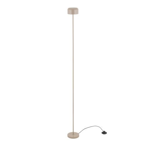 LAMPAMI - nowoczesna lampa stojąca do salonu, lampa podłogowa beżowa, lampa stojąca do salonu nowoczesna, wysoka lampa ledowa podłogowa, lampa do sypialni NOA BEIGE LED