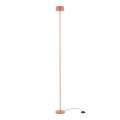 LAMPAMI - nowoczesna lampa stojąca do salonu, lampa podłogowa, wysoka lampa stojąca do salonu nowoczesna, lampa ledowa podłogowa, lampa stojąca metalowa NOA SALMON LED
