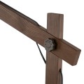 LAMPAMI - lampa stojąca drewno, lampa podłogowa, lampa stojąca podłogowa do salonu, lampa z drewna stojąca, lampa do czytania książek OSLO BROWN